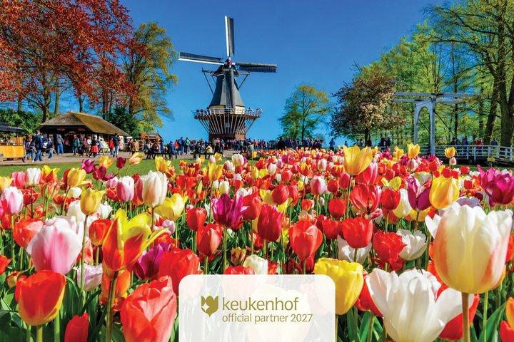 Från Amsterdam: Keukenhof Gardens Biljett och Transfer