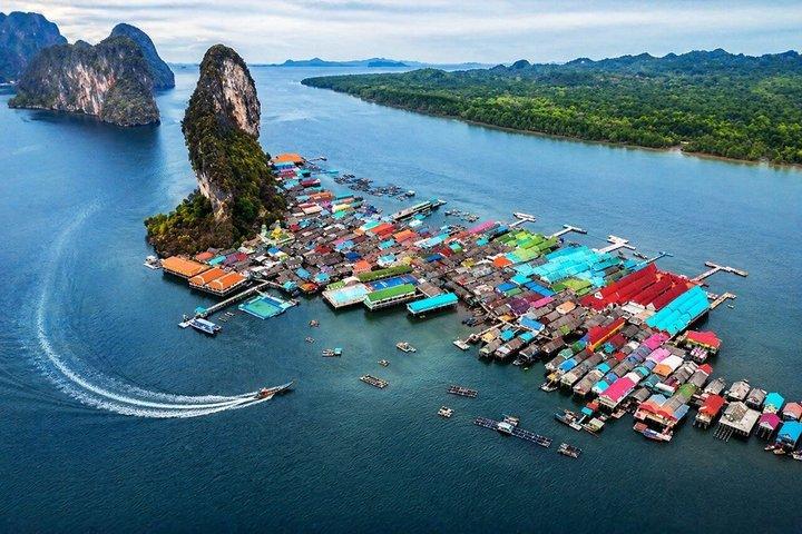 カオラックから：ジェームズボンド島と水上村