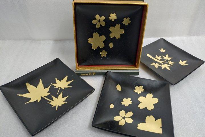 京都ユネスコ認定金箔工房 盃付き