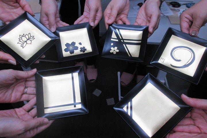 京都ユネスコ認定金箔工房 盃付き