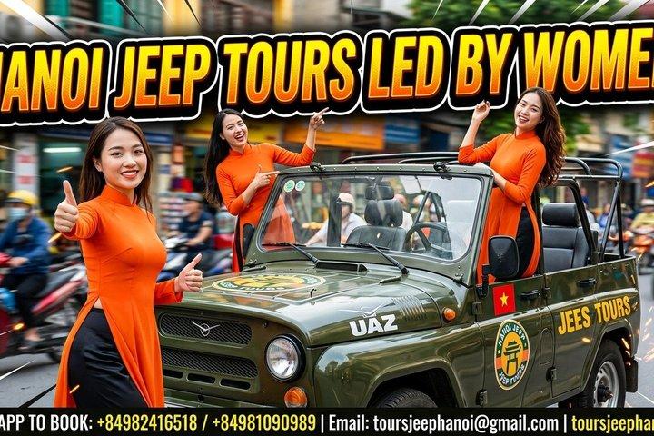 Tour in Jeep ad Hanoi guidati da donne: la campagna di Hanoi di Legend Jeep