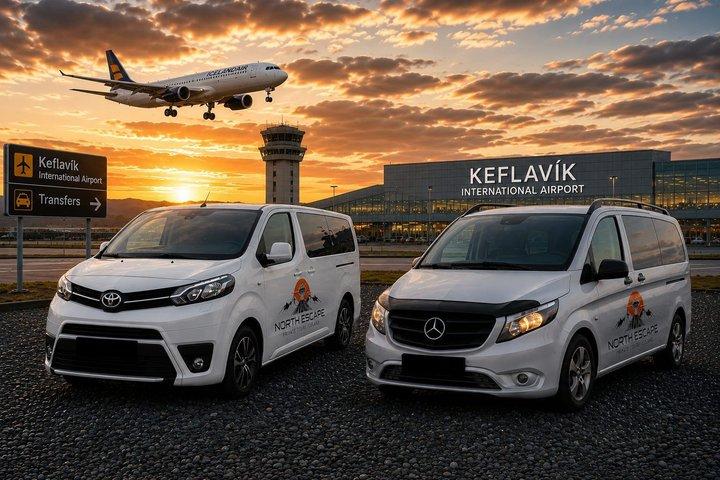 Privat transfer Fra Keflavik Lufthavn (KEF) til Reykjavik Hoteller