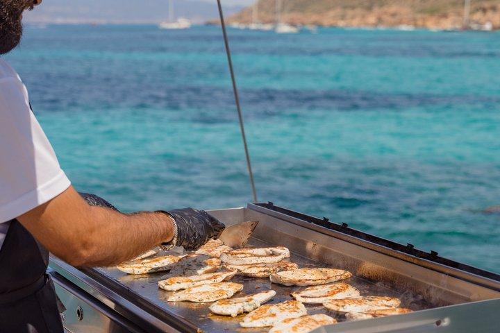 Catamaran Sailing in Palma Mallorca includes Aperitif and BBQ