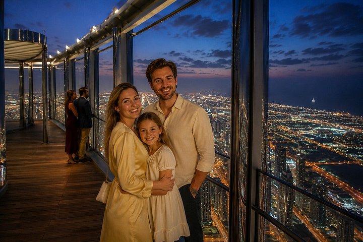 Burj Khalifaチケットで夜のドバイシティツアー