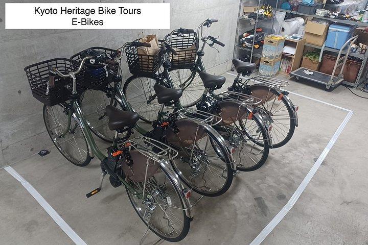 京都e-bikeで巡る宮殿、城、寺院、秘宝