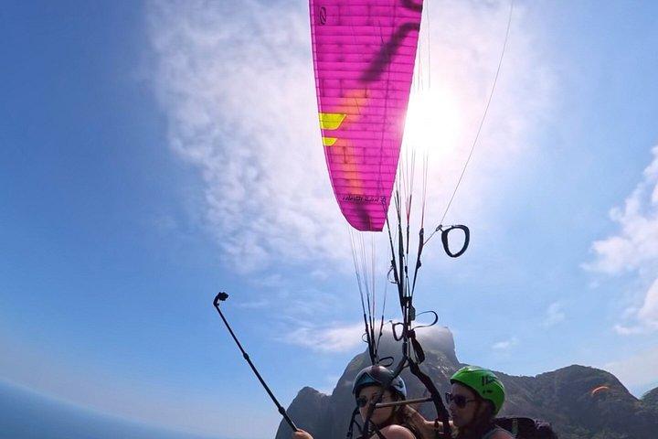RIO Paragliding Flight w/ ブラジル女子チャンピオン video inc