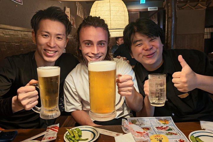 【Private】 Osaka Izakaya Tour Sake Tasting and Backstreets Namba