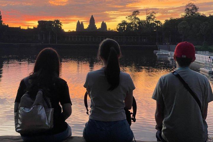 Angkor Sunrise Cycling Compartir Grupo