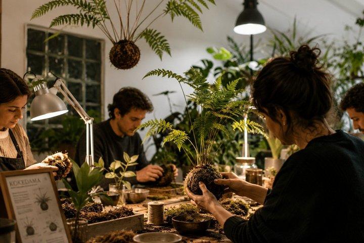 ミラノ・ナヴィリ地区で苔玉の日本語芸術に触れる