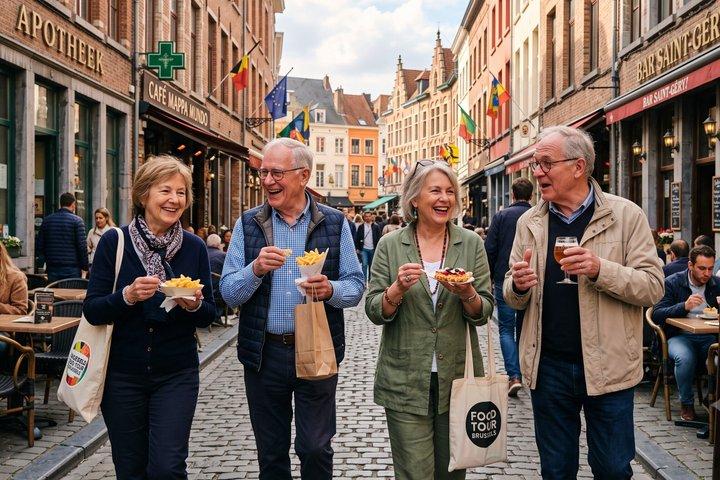 Tour privato a piedi del patrimonio culinario di Bruxelles