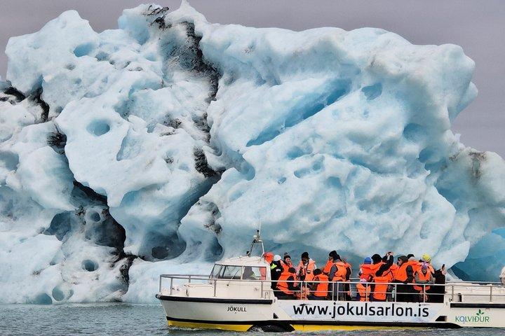 Reykjavik : boottocht met de Glacier Lagoon & volledige dagtour langs de zuidkust
