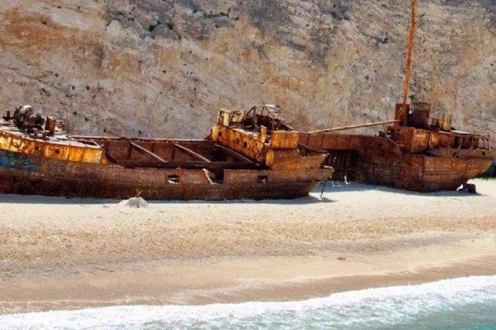5 - Croisière d'une heure en yacht autour de Zante et Naufrage