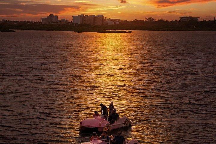 Sunset Cook sua captura Pesca e Sandbar Grill