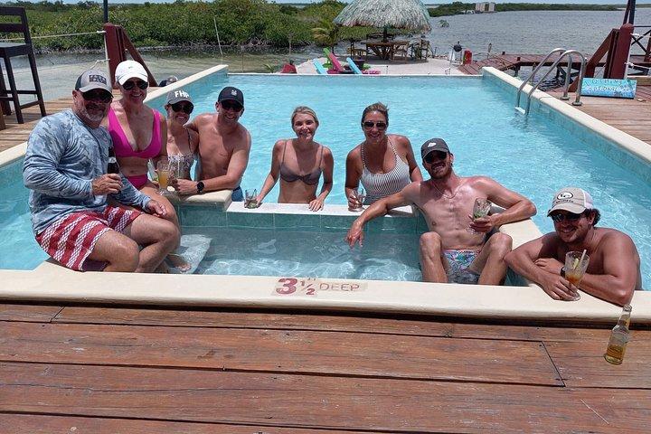 Sunset Cook sua captura Pesca e Sandbar Grill