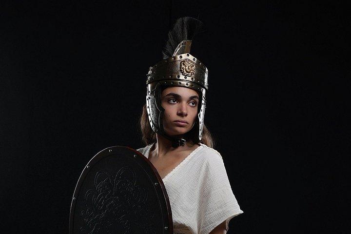 アテネで古代ギリシャ衣装撮影体験
