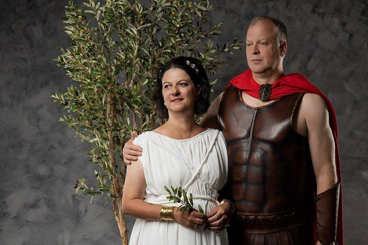 アテネで古代ギリシャ衣装撮影体験