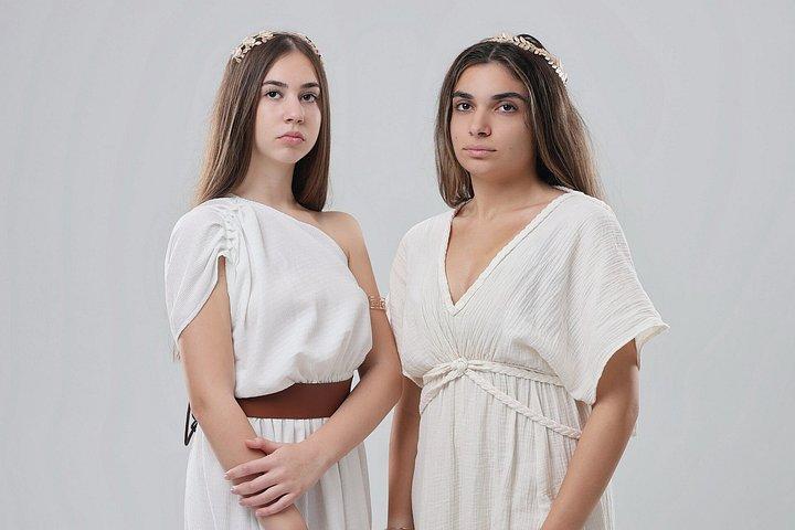 アテネで古代ギリシャ衣装撮影体験
