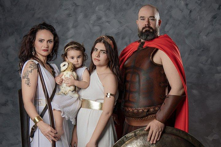 アテネで古代ギリシャ衣装撮影体験