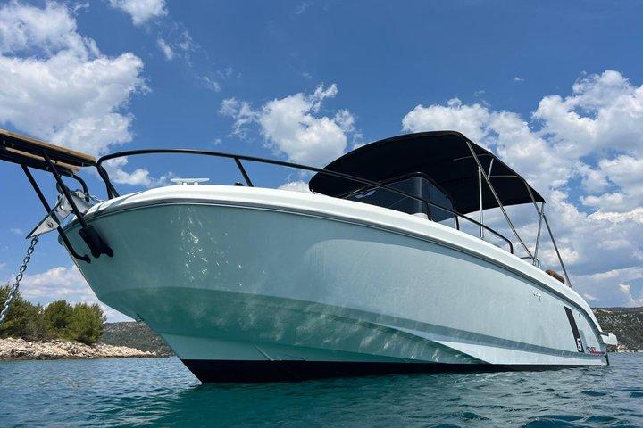 Vanuit Trogir & Split : Speedboottour van een halve dag met Blue Lagoon