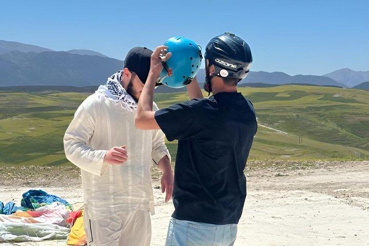 Marrakech Paragliding Tandem Flight Over Agafay Desert