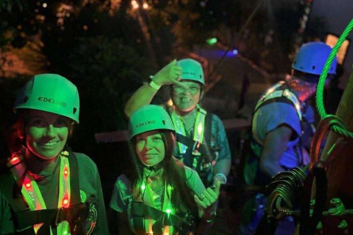 Tirolesa nocturna : 3 Tirolesa Adrenalina Aventura