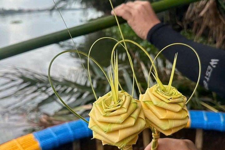 エコココナッツバスケットボートライドホイアンフリースピン付き