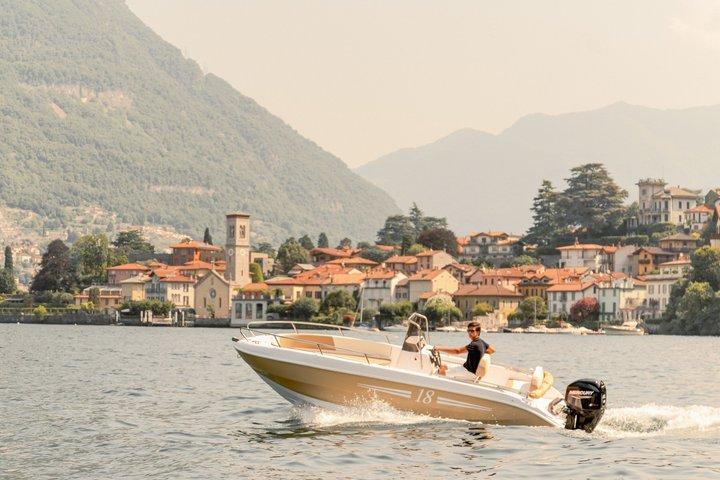 Como No License Self Drive Boat Rental on Lake Como