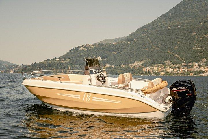 Como Keine Lizenz Selbstfahrerbootverleih auf dem Comer See