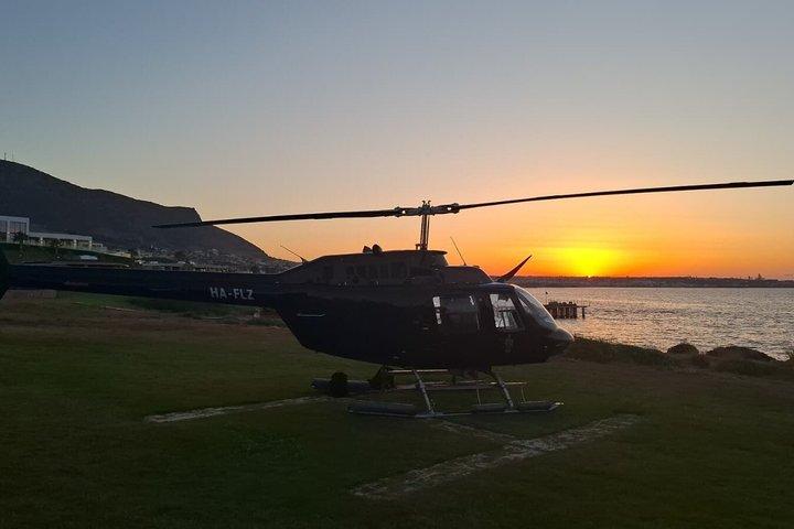 Santorini Private Romantic Sunset Helicopter Flight