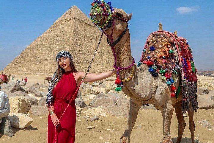 ViP Private Tour Giza Pyramids,camel ride , inside 3rd Pyramid