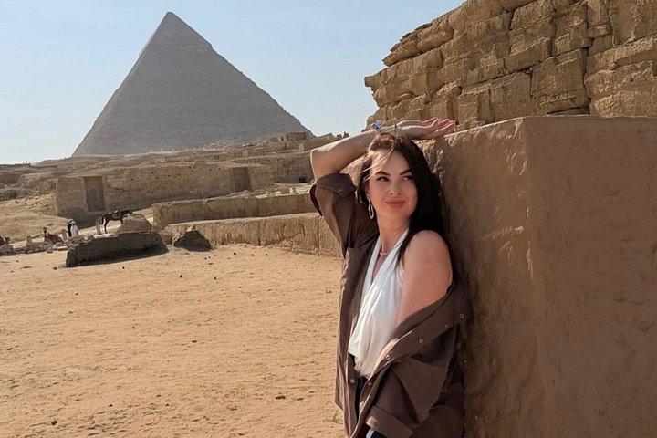 ViP Private Tour Giza Pyramids,camel ride , inside 3rd Pyramid