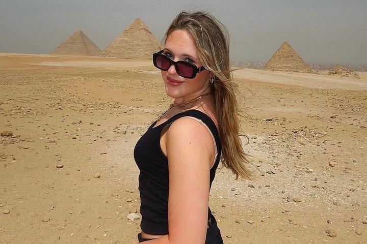ViP Private Tour Giza Pyramids,camel ride , inside 3rd Pyramid