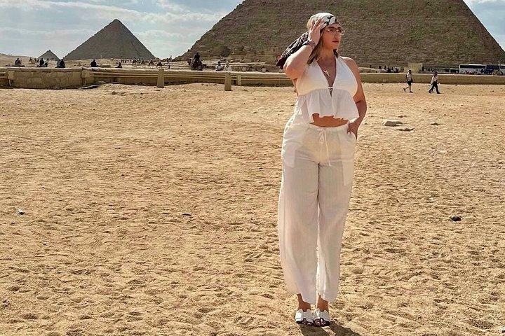 ViP Private Tour Giza Pyramids,camel ride , inside 3rd Pyramid