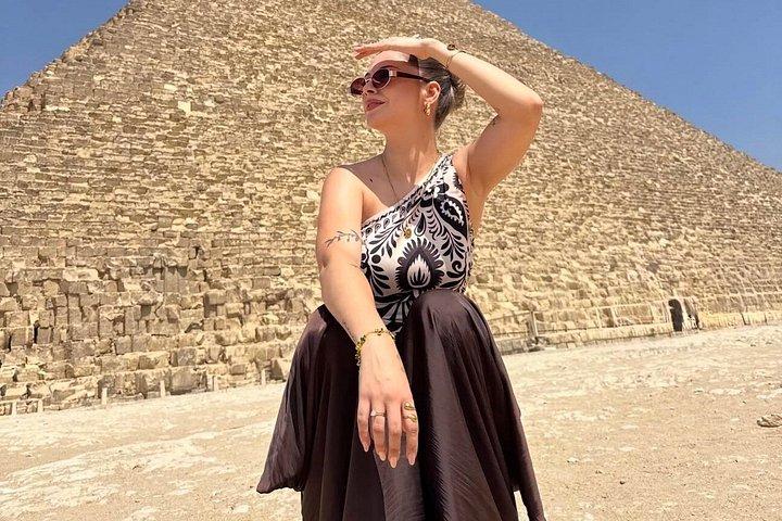 ViP Private Tour Giza Pyramids,camel ride , inside 3rd Pyramid