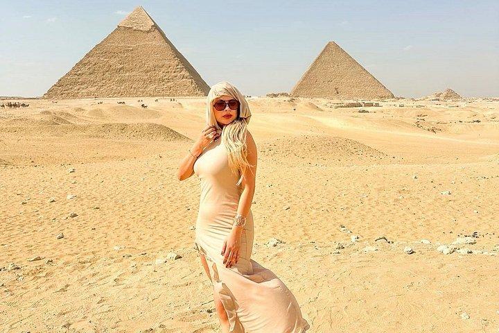 ViP Private Tour Giza Pyramids,camel ride , inside 3rd Pyramid