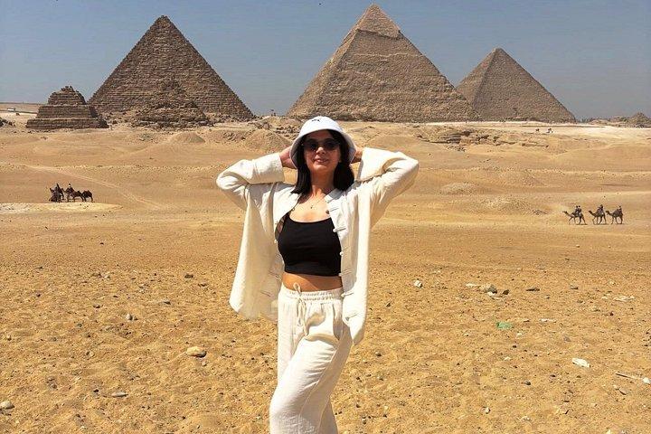 ViP Private Tour Giza Pyramids,camel ride , inside 3rd Pyramid