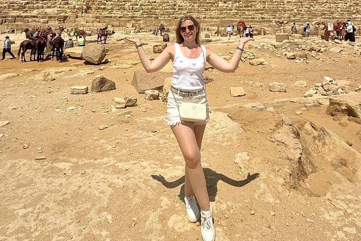ViP Private Tour Giza Pyramids,camel ride , inside 3rd Pyramid