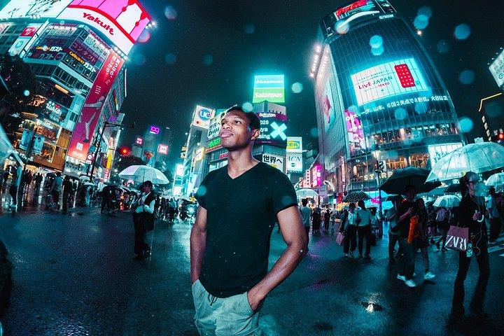 ユキによるプライベート東京ネオン写真撮影