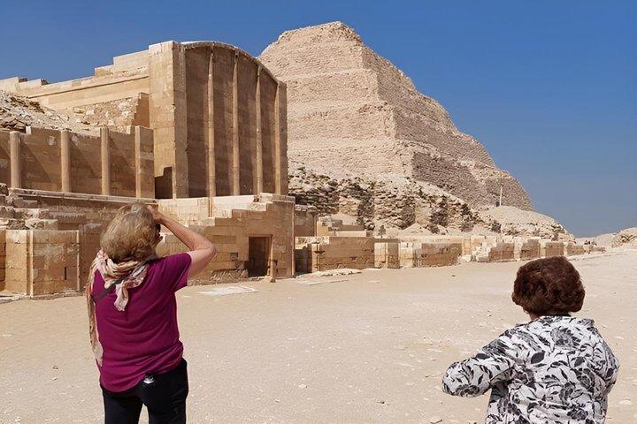 Saqqara Pyramider, Mastabas, Imhotep Gem, Memphis & Dahshur, 7 Sites Tour
