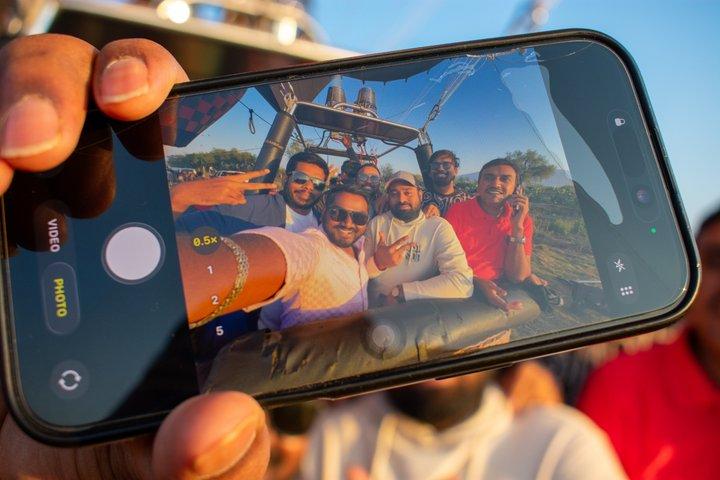 VIP-flygning med varmluftsballong till Teotihuacan + upphämtning + frukost + rundtur