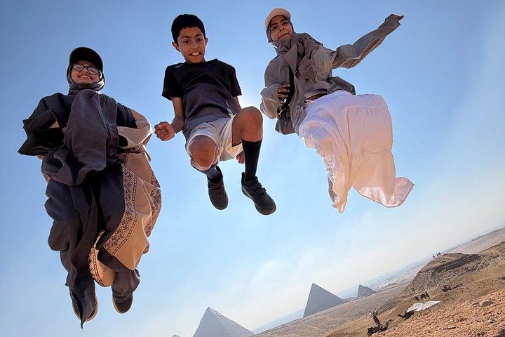 Giza pyramider med sfinx & 9 pyramider med kamel og frokost