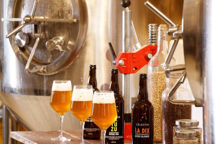 リールでの歴史ある醸造所見学とビール試飲
