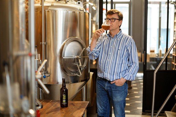 リールでの歴史ある醸造所見学とビール試飲