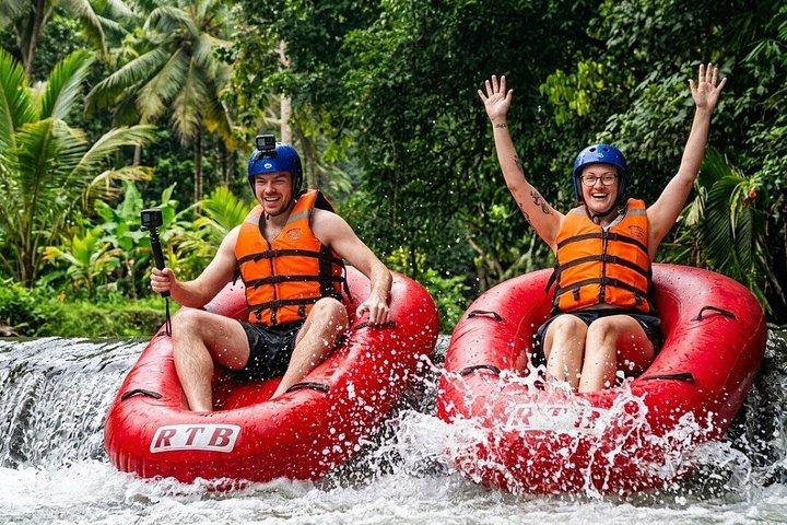 Ubud : Cave ATV, Lazy River Tubing, Two-way Zipline e Bali swing