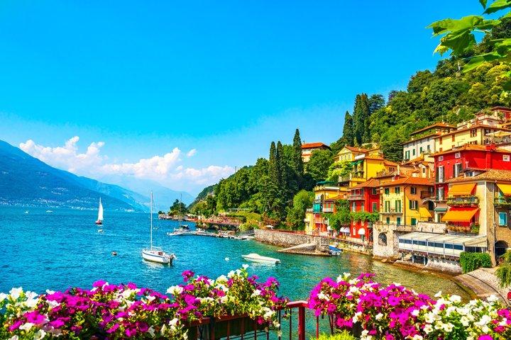 Lago Como : Varenna & Bellagio en barco & ferry