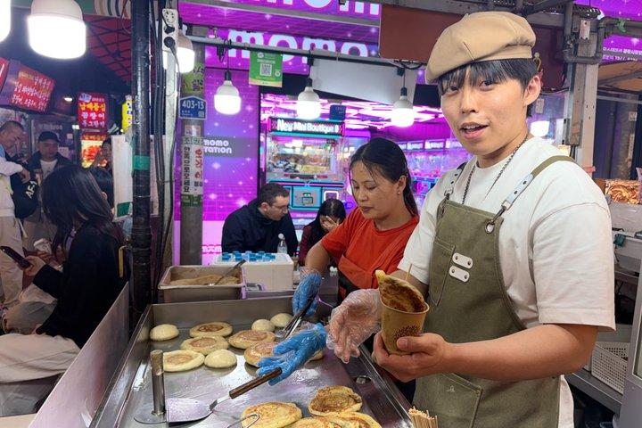2 - Uur durende Seoul Street Food Tour : de must-try hapjes van de Gwangjang Market