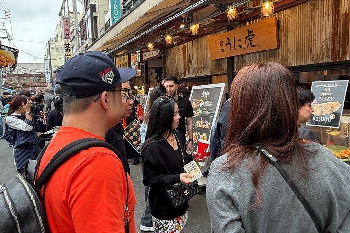 2 - 1時間の東京フードツアー：寿司、牛肉、築地バイト付き