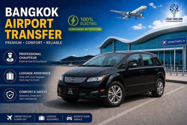 Trasferimento verde: Aeroporto BKK a Hua Hin o Cha-am (EV)
