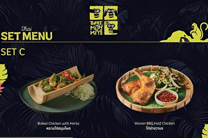Jungle Dining at Three Monkeys Phuket: Authentic Thai Set Menu