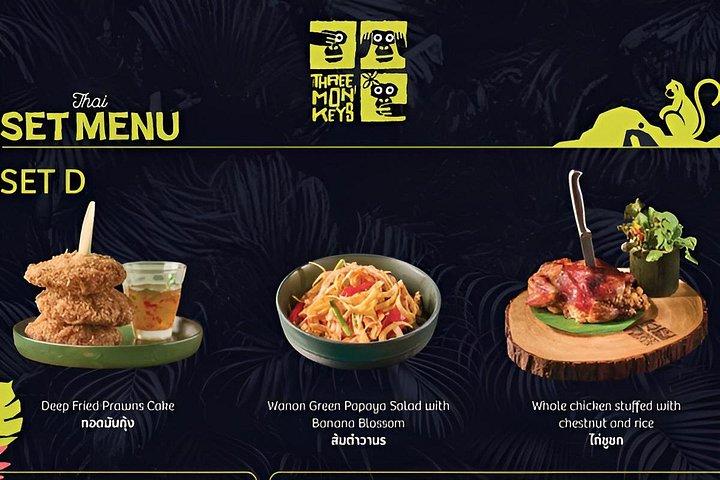 Jungle Dining at Three Monkeys Phuket: Authentic Thai Set Menu